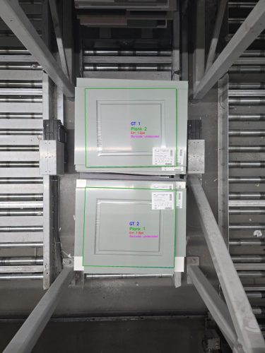 2 Platten struktur glänzend