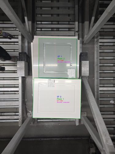 2 Platten Struktur und glänzend